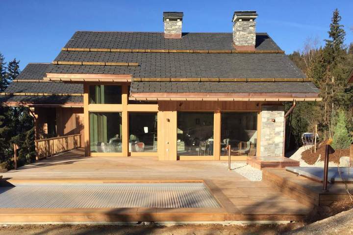 Construction de maison ossature bois Courchevel
